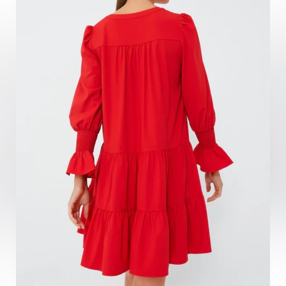 Tuckernuck | Pomander place red crepe Kenzo dress - Picture 2 of 8